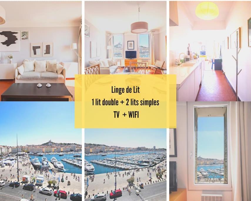 Cabana & Clin D'Oeil Sur Le Vieux Port Apartment Marseille Bagian luar foto