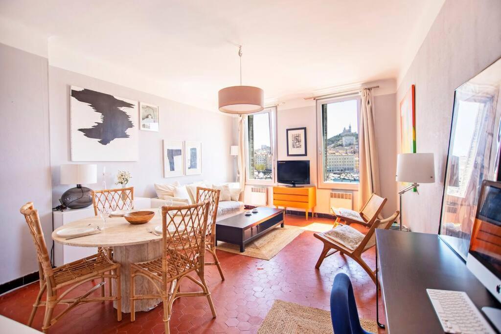 Cabana & Clin D'Oeil Sur Le Vieux Port Apartment Marseille Bagian luar foto